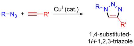 1,4 isomer from a Cu catalyst CuAAC-triazole-synthesis.png