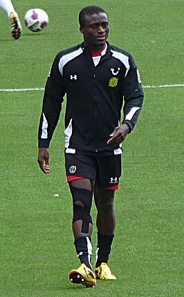 Djakpa in 2010 als speler van Hannover 96