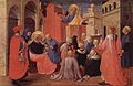 Deutsch: Predigt des Hl. Petrus in Anwesenheit des Hl. Markus von Fra Angelico, 1433