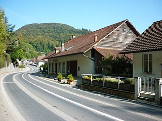 <span class="mw-page-title-main">Vauffelin</span> Former municipality in Bern, Switzerland