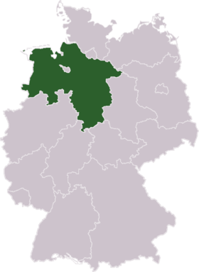 Land Niedersachsen in Deutschland