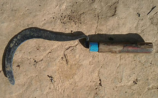 <span class="mw-page-title-main">Sickle</span> Single-handed agricultural tool