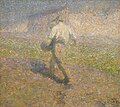 Image 28The Sower (1907), by the Impressionist painter and musician Ivan Grohar, became a metaphor for the Slovenes and was a reflection of the transition from a rural to an urban culture. (from Culture of Slovenia)