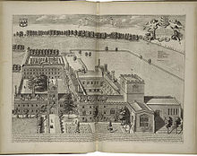 Jesus College in 1690, by David Loggan Jesus College, Cambridge by Loggan 1690 - Folger 046539W5.jpg