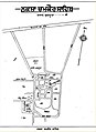 Map of the site of Chamkaur by Kahn Singh Nabha.