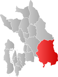 Kart som viser Aurskog-Høland kommune.