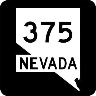 <span class="mw-page-title-main">Nevada State Route 375</span> Highway in Nevada