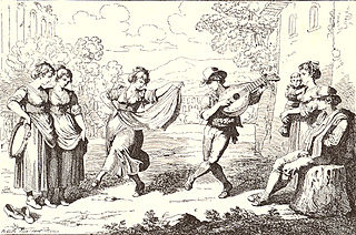 <i>Saltarello</i> Italian musical dance