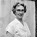 Johanna Geertruida van Cittert-Eymers op 1 september 1963 (Foto: L.H. Hofland) geboren op 19 juni 1903