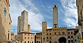 Towers of San Gimignano, Torri dei Salvucci and Palazzo del Podestà