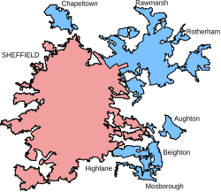 Built-up area's sub divisions