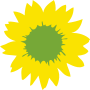 Sunflower (Green symbol).svg