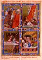 La seconda miniatura del Leggendario ungherese, 1335-1340, Città del Vaticano, Bibl. Apostolica