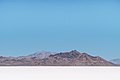 Tetzlaff Peak (center), Pilot Peak (distant left) from Bonneville Salt Flats