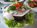 Ho mok (steamed fish curry pate)