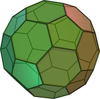 <span class="mw-page-title-main">Truncated icosahedron</span> A soccerball-shaped like polyhedron