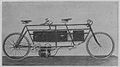 Elektro-Tandem aus dem Jahre 1898