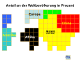 Isodemografische Karte