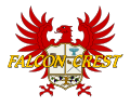 Logo der US-Soap Falcon Crest