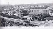 Bahnhof Oelsnitz um 1910