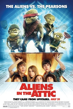 <i>Aliens in the Attic</i> 2009 US comic science fiction family film by John Schultz