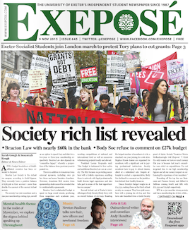 <i>Exeposé</i> Official student-run newspaper of the University of Exeter