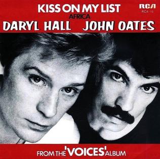 <span class="mw-page-title-main">Kiss on My List</span> 1981 single by Hall & Oates