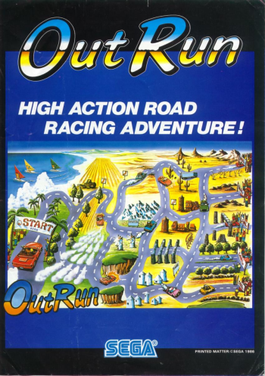 <i>Out Run</i> 1986 video game