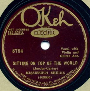 <span class="mw-page-title-main">Sitting on Top of the World</span> Blues standard