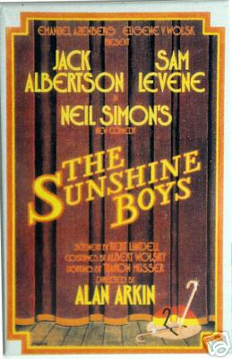 <i>The Sunshine Boys</i> Play by Neil Simon that was produced on Broadway in 1972