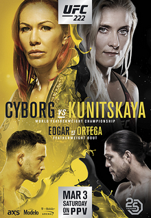 <span class="mw-page-title-main">UFC 222</span> UFC mixed martial arts event in 2018