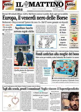 <i>Il Mattino</i> Italian daily newspaper