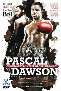 <span class="mw-page-title-main">Jean Pascal vs. Chad Dawson</span> Boxing match