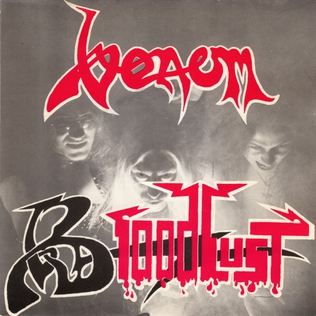 <span class="mw-page-title-main">Bloodlust (Venom song)</span> 1982 single by Venom (speed metal band)