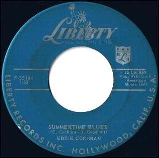 <span class="mw-page-title-main">Summertime Blues</span> Original song written and composed by Eddie Cochran and Jerry Capehart