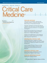 <i>Critical Care Medicine</i> (journal) Academic journal