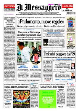 <i>Il Messaggero</i> Italian daily newspaper