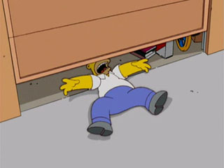 <span class="mw-page-title-main">Mobile Homer</span> 13th episode of the 16th season of The Simpsons