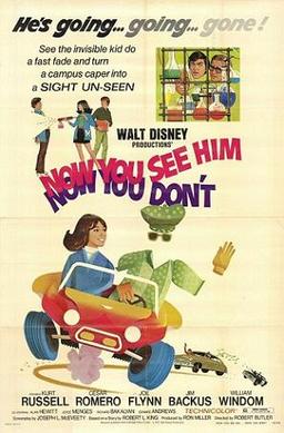 <i>Now You See Him, Now You Dont</i> 1972 film by Robert Butler