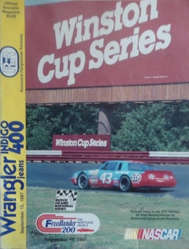 <span class="mw-page-title-main">1987 Wrangler Jeans Indigo 400</span> 22nd race of the 1987 NASCAR Winston Cup Series