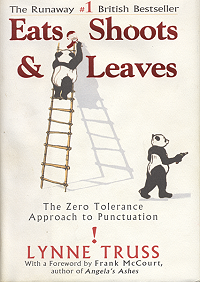 <i>Eats, Shoots & Leaves</i> 2003 non-fiction book on punctuation by Lynne Truss