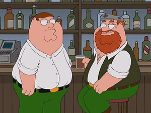 <span class="mw-page-title-main">Peter's Two Dads</span> 10th episode of the 5th season of Family Guy