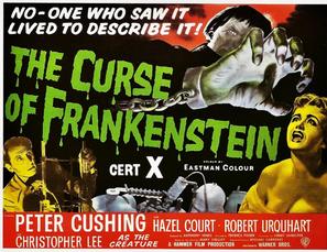 <i>The Curse of Frankenstein</i> 1957 horror film by Hammer Film Productions