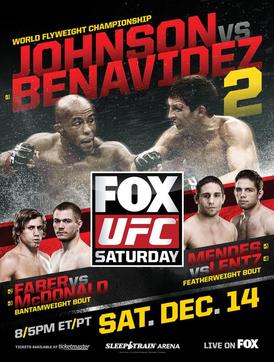 <span class="mw-page-title-main">UFC on Fox: Johnson vs. Benavidez 2</span> UFC mixed martial arts event in 2013