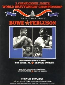 <span class="mw-page-title-main">Riddick Bowe vs. Jesse Ferguson</span> 1993 boxing match