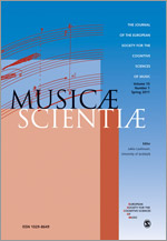 <i>Musicae Scientiae</i> (journal) Academic journal