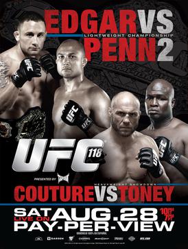 <span class="mw-page-title-main">UFC 118</span> UFC mixed martial arts event in 2010