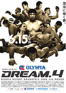 <span class="mw-page-title-main">Dream 4</span> Dream mixed martial arts event in 2008