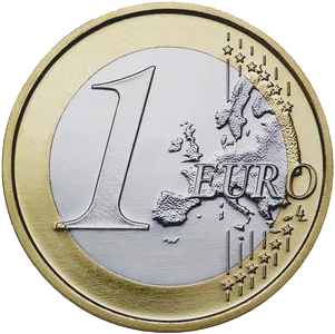 <span class="mw-page-title-main">1 euro coin</span> Euro coin with a value of one euro