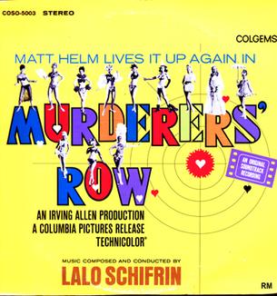 <i>Murderers Row</i> (soundtrack) 1966 soundtrack album by Lalo Schifrin